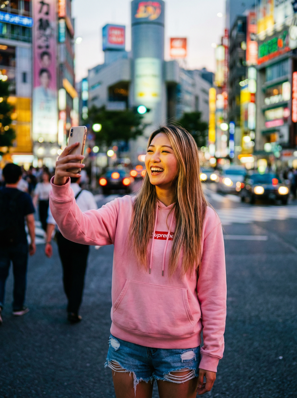 cosplay青春期视频-城市霓虹夜景街拍短视频